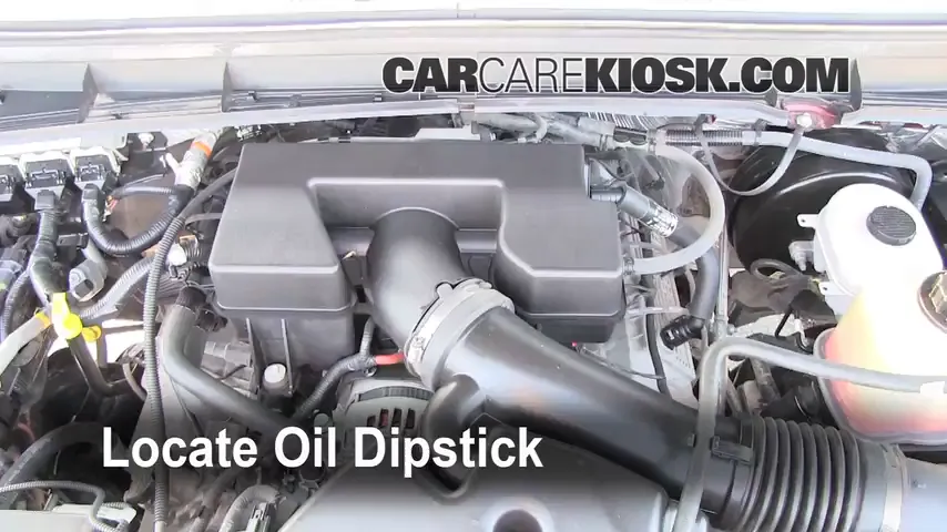 2011 Ford F-250 Super Duty XLT 6.2L V8 FlexFuel Standard Cab Pickup Oil Check Oil Level